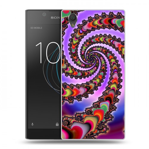 Дизайнерский пластиковый чехол для Sony Xperia L1 Оптические иллюзии