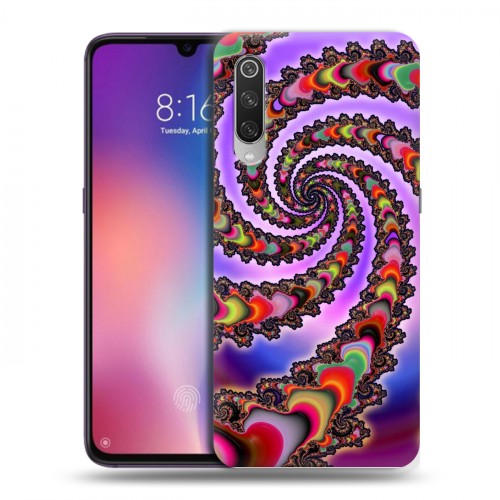 Дизайнерский силиконовый с усиленными углами чехол для Xiaomi Mi9 Оптические иллюзии