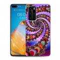 Дизайнерский пластиковый чехол для Huawei P40 Оптические иллюзии