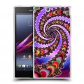 Дизайнерский пластиковый чехол для Sony Xperia Z Ultra  Оптические иллюзии