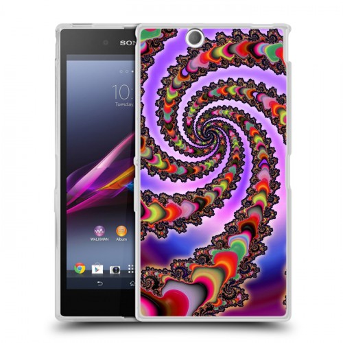 Дизайнерский пластиковый чехол для Sony Xperia Z Ultra  Оптические иллюзии