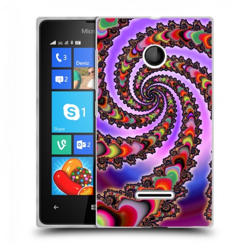 Дизайнерский пластиковый чехол для Microsoft Lumia 435 Оптические иллюзии