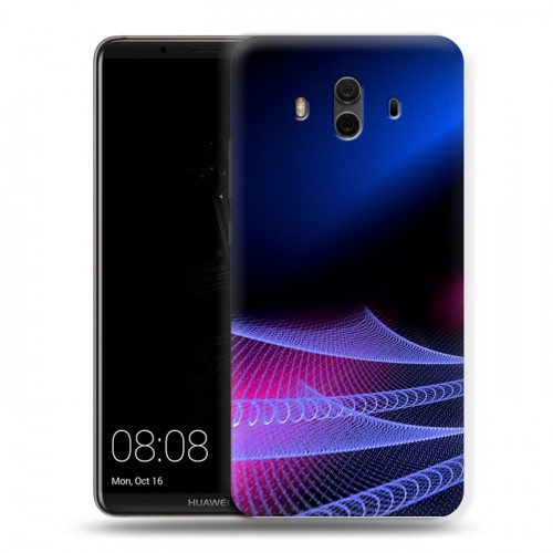 Дизайнерский пластиковый чехол для Huawei Mate 10 Абстракции Сетка