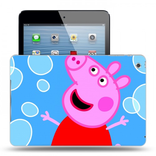 Дизайнерский силиконовый чехол для Ipad Mini Свинка Пеппа