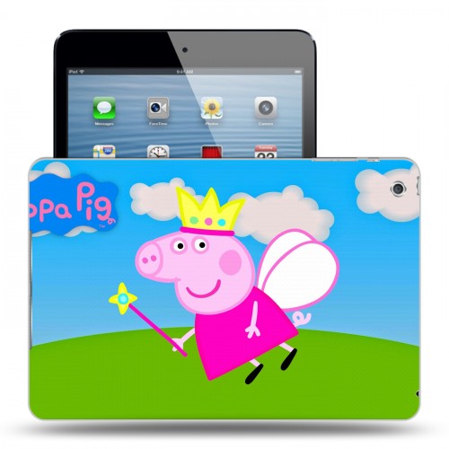 Дизайнерский силиконовый чехол для Ipad Mini Свинка Пеппа