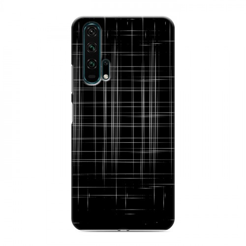 Дизайнерский силиконовый чехол для Huawei Honor 20 Pro Абстракции Сетка