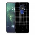 Дизайнерский силиконовый чехол для Nokia 6.2 Абстракции Сетка