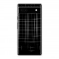 Дизайнерский силиконовый с усиленными углами чехол для Google Pixel 6a Абстракции Сетка