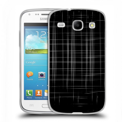 Дизайнерский силиконовый чехол для Samsung Galaxy Core Абстракции Сетка