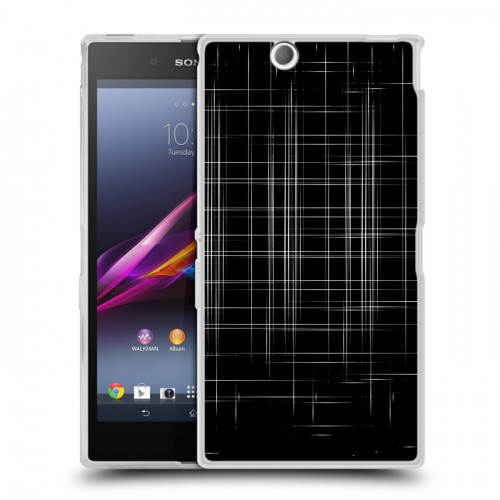 Дизайнерский пластиковый чехол для Sony Xperia Z Ultra  Абстракции Сетка