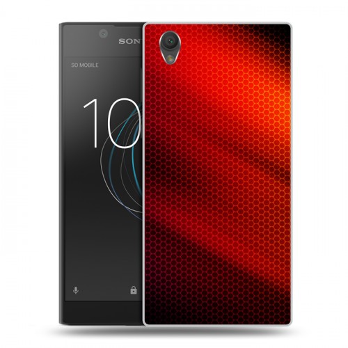 Дизайнерский пластиковый чехол для Sony Xperia L1 Абстракции Сетка