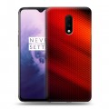 Дизайнерский пластиковый чехол для OnePlus 7 Абстракции Сетка