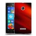 Дизайнерский пластиковый чехол для Microsoft Lumia 435 Абстракции Сетка