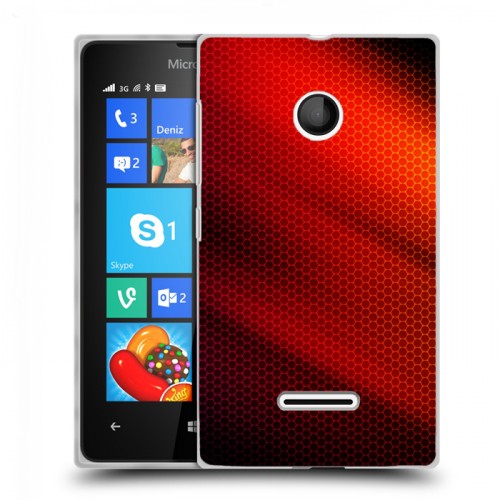 Дизайнерский пластиковый чехол для Microsoft Lumia 435 Абстракции Сетка