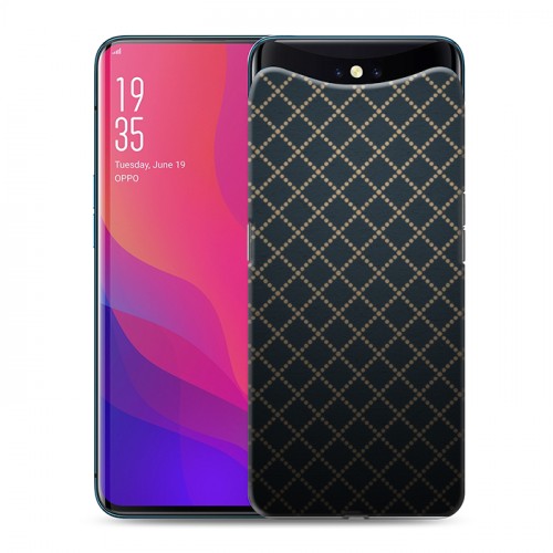 Дизайнерский силиконовый чехол для OPPO Find X Абстракции Сетка