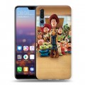 Дизайнерский силиконовый с усиленными углами чехол для Huawei P20 Pro История игрушек