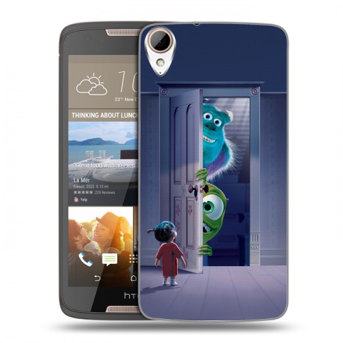 Дизайнерский силиконовый чехол для HTC Desire 828 Корпорация монстров