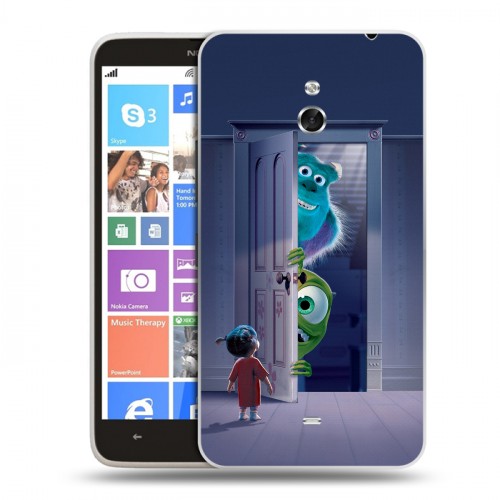 Дизайнерский пластиковый чехол для Nokia Lumia 1320 Корпорация монстров
