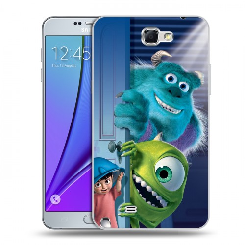 Дизайнерский пластиковый чехол для Samsung Galaxy Note 2 Корпорация монстров
