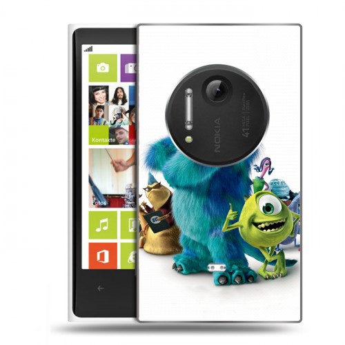 Дизайнерский пластиковый чехол для Nokia Lumia 1020 Корпорация монстров