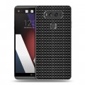 Дизайнерский пластиковый чехол для LG V20 Абстракции Сетка