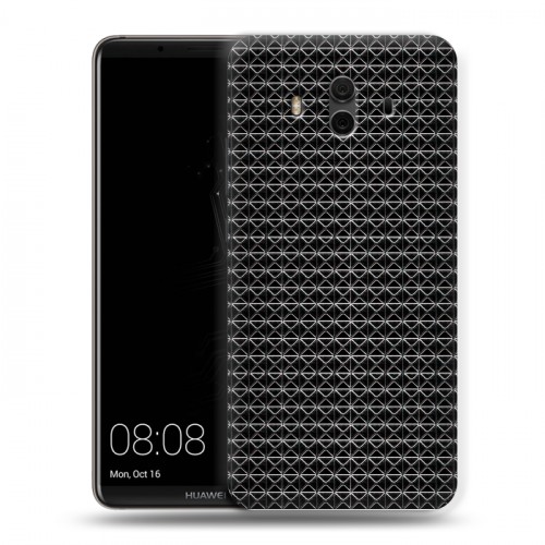 Дизайнерский пластиковый чехол для Huawei Mate 10 Абстракции Сетка