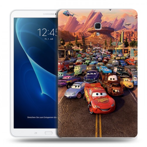 Дизайнерский силиконовый чехол для Samsung Galaxy Tab A 10.5 Тачки