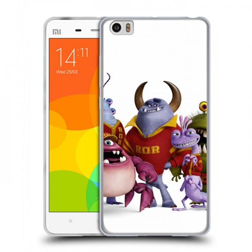 Дизайнерский силиконовый чехол для Xiaomi Mi Note Корпорация монстров