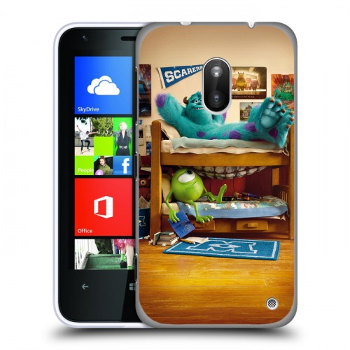Дизайнерский пластиковый чехол для Nokia Lumia 620 Корпорация монстров