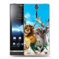 Дизайнерский пластиковый чехол для Sony Xperia S Мадагаскар