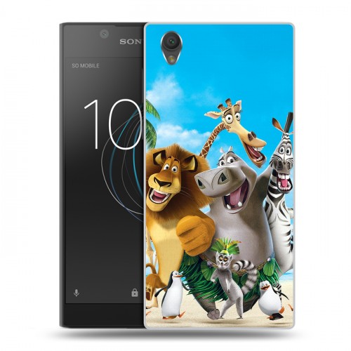 Дизайнерский пластиковый чехол для Sony Xperia L1 Мадагаскар