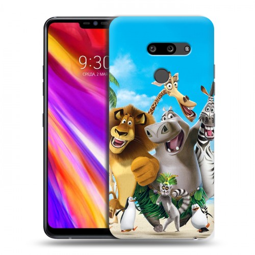 Дизайнерский пластиковый чехол для LG G8 ThinQ Мадагаскар