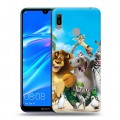 Дизайнерский пластиковый чехол для Huawei Y6 (2019) Мадагаскар