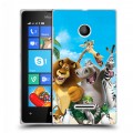 Дизайнерский пластиковый чехол для Microsoft Lumia 435 Мадагаскар