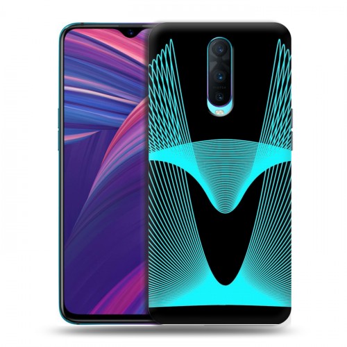 Дизайнерский пластиковый чехол для OPPO RX17 Pro Абстракции Сетка