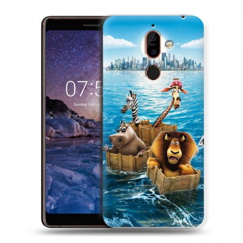 Дизайнерский пластиковый чехол для Nokia 7 Plus Мадагаскар