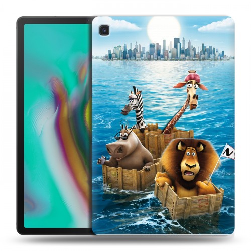 Дизайнерский силиконовый чехол для Samsung Galaxy Tab S5e Мадагаскар