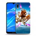 Дизайнерский пластиковый чехол для Huawei Y6 (2019) Ледниковый период