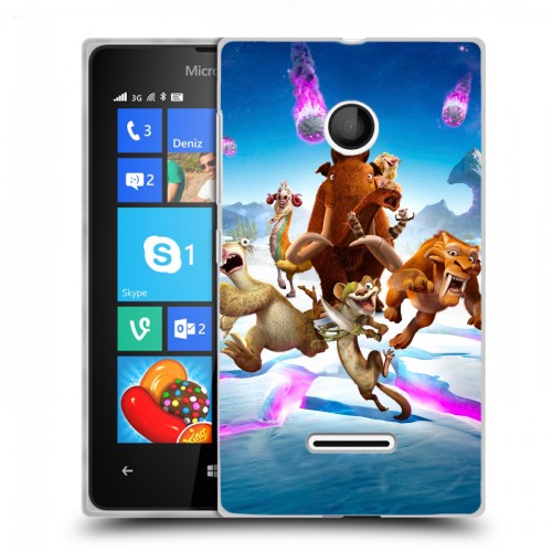 Дизайнерский пластиковый чехол для Microsoft Lumia 435 Ледниковый период