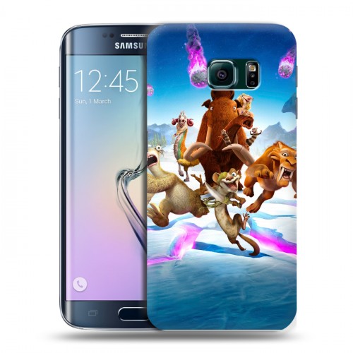 Дизайнерский пластиковый чехол для Samsung Galaxy S6 Edge Ледниковый период