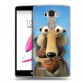 Дизайнерский силиконовый чехол для LG G4 Stylus Ледниковый период