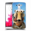 Дизайнерский пластиковый чехол для LG G3 (Dual-LTE) Ледниковый период