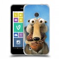 Дизайнерский пластиковый чехол для Nokia Lumia 530 Ледниковый период