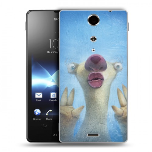 Дизайнерский пластиковый чехол для Sony Xperia TX Ледниковый период