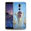 Дизайнерский пластиковый чехол для Nokia 7 Plus Ледниковый период