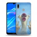 Дизайнерский пластиковый чехол для Huawei Y6 (2019) Ледниковый период