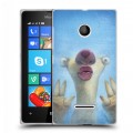 Дизайнерский пластиковый чехол для Microsoft Lumia 435 Ледниковый период