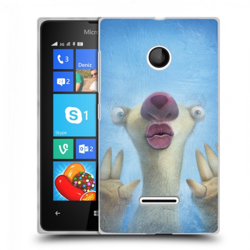 Дизайнерский пластиковый чехол для Microsoft Lumia 435 Ледниковый период