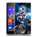 Дизайнерский пластиковый чехол для Microsoft Lumia 540 Ледниковый период