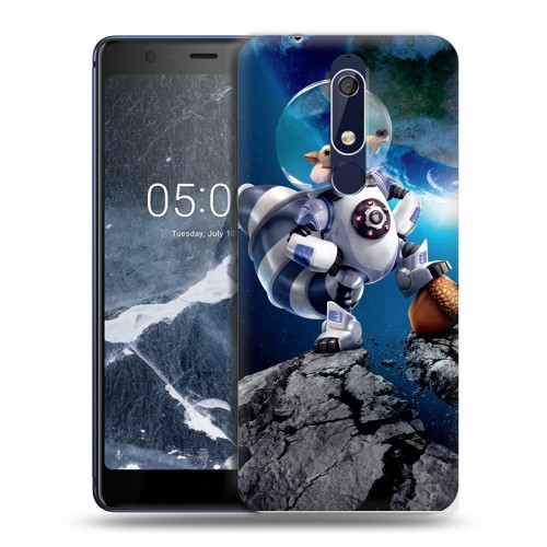 Дизайнерский пластиковый чехол для Nokia 5.1 Ледниковый период